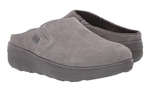 FitFlop Grey Loaff Womens Suede Comfort Clogs B80-049