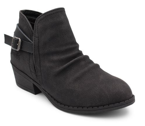 Blowfish Black Prospector Saggio Girls Short Booties BF-9743