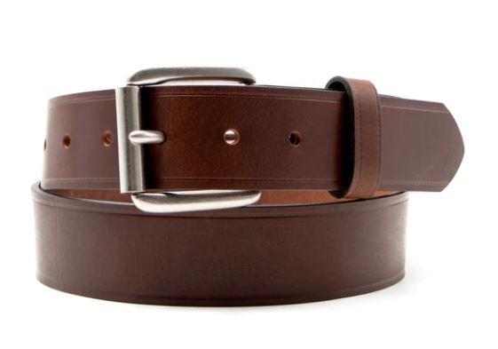 AndWest Brown Heat Crease Men's Belt BLT126-20