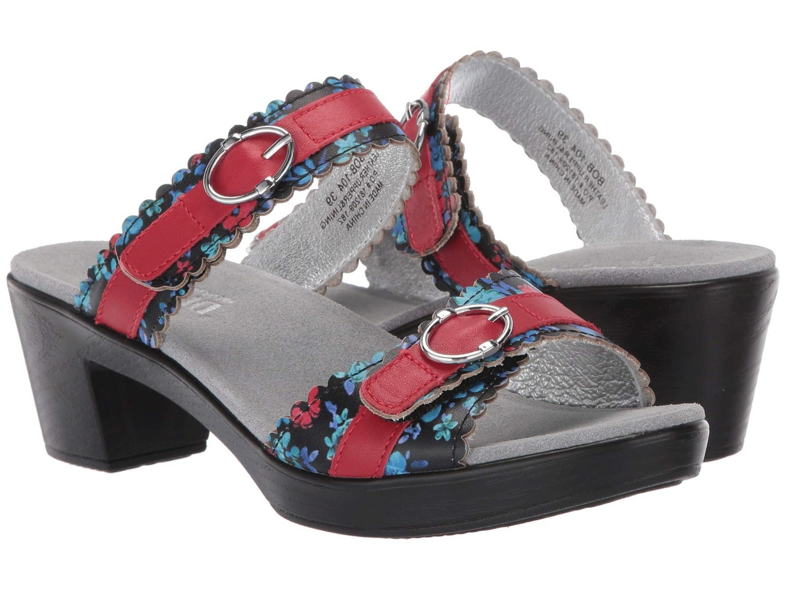 Alegria Funzies Bobbi Adjustable Strap Womens Slip On Sandals BOB-104