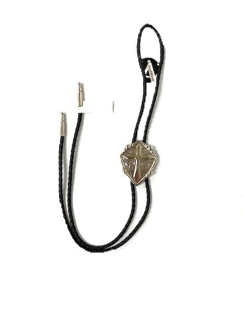 Andwest Silver Cross Bolo Tie BOL120