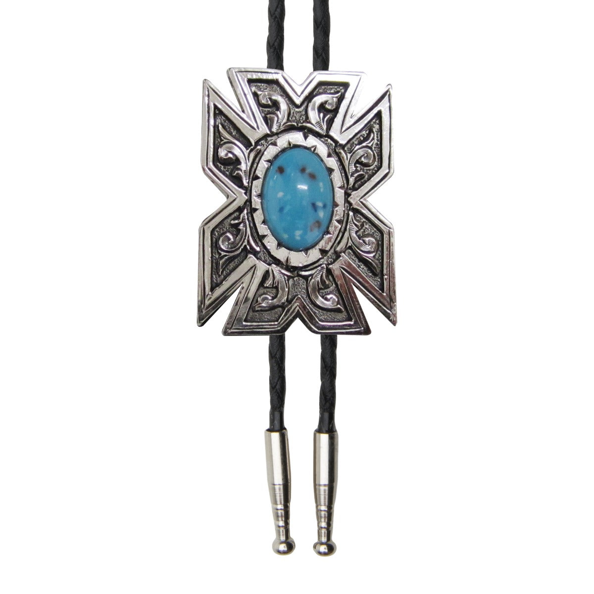 AndWest Southwest Turquoise Men's Bolo Tie BOL126