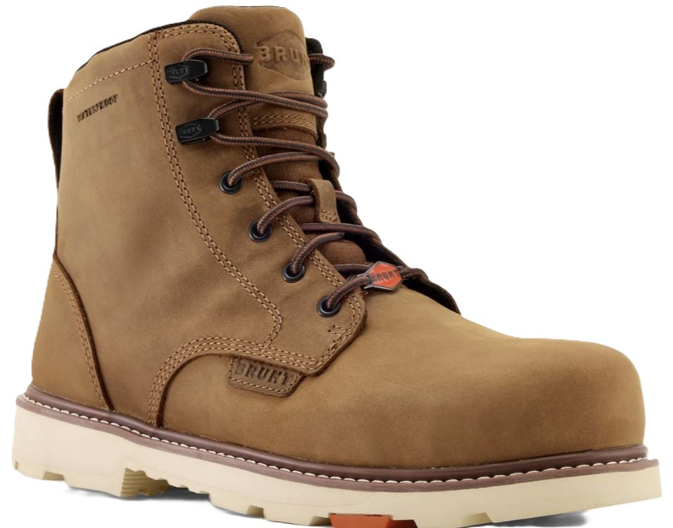 Brunt Brown Sullivan Soft Toe 6 inch Waterproof Men's Workboots BRF10010-001