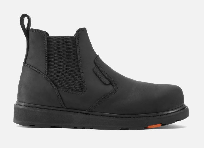 Brunt Black The Ohman (Soft Toe) 6 Inch Slip On Work Boots BRF20000-00