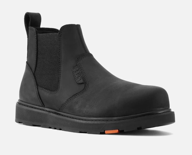 Brunt Black The Ohman (Soft Toe) 6 Inch Slip On Work Boots BRF20000-002