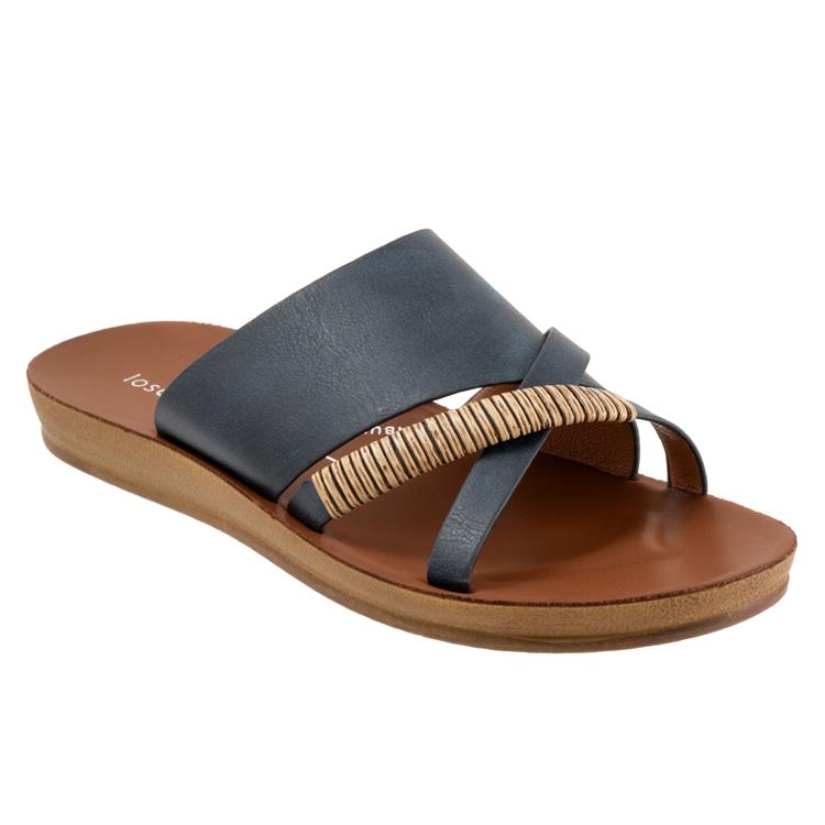 Los Cabos Navy Bride Women's Slide Sandals L2306-410