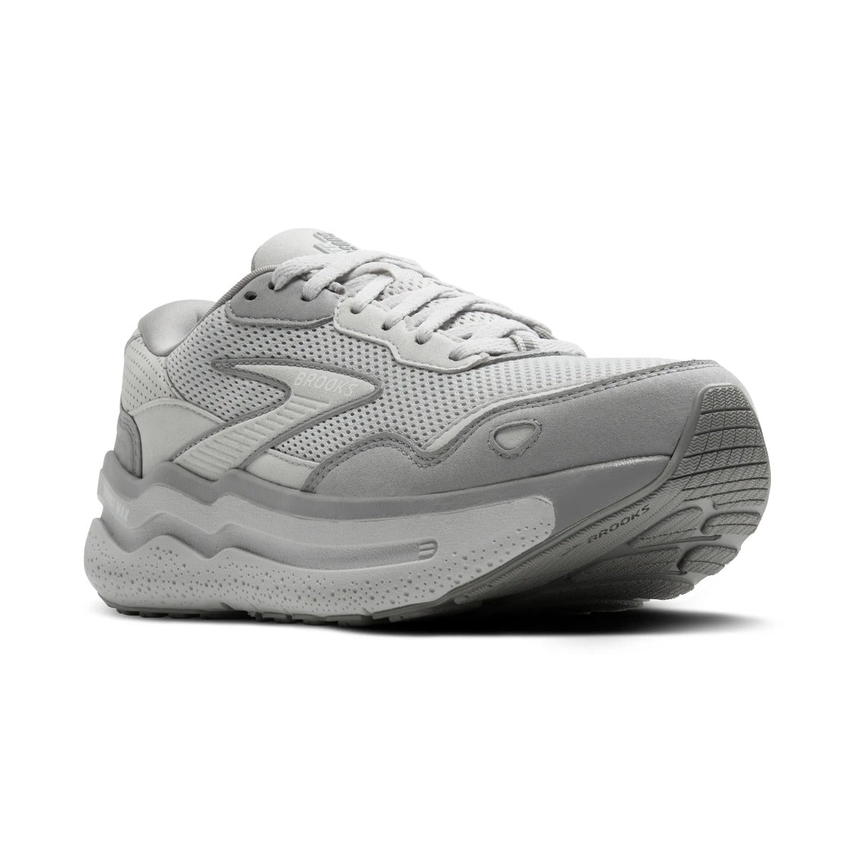 Brooks Oyster/Alloy/Antartica Ghost Max SE Women's Road Running Shoes 120433-056