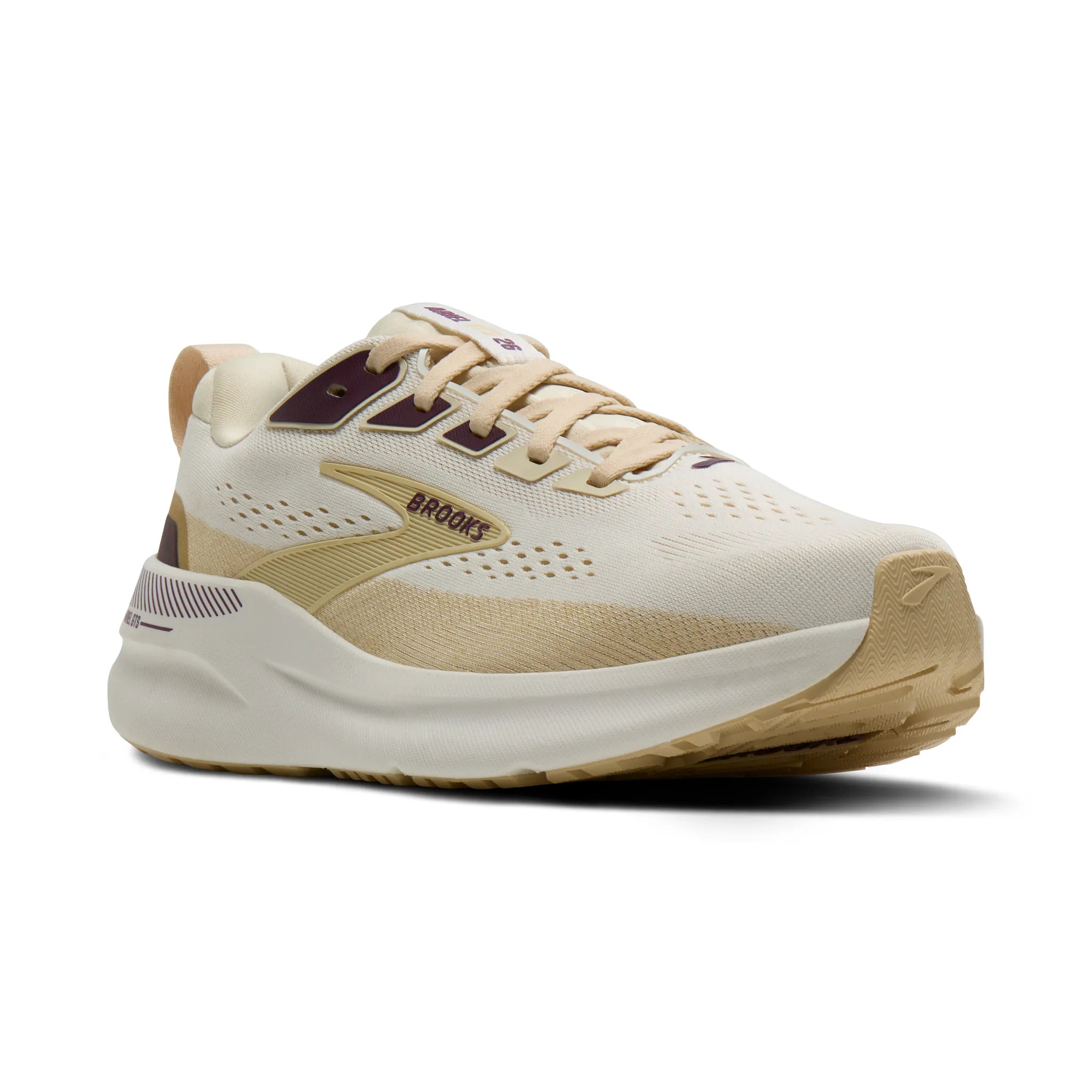 Brooks Coconut/Sand/Potent Purple Ariel GTS 26 Women's Athletic Shoes 120444-288