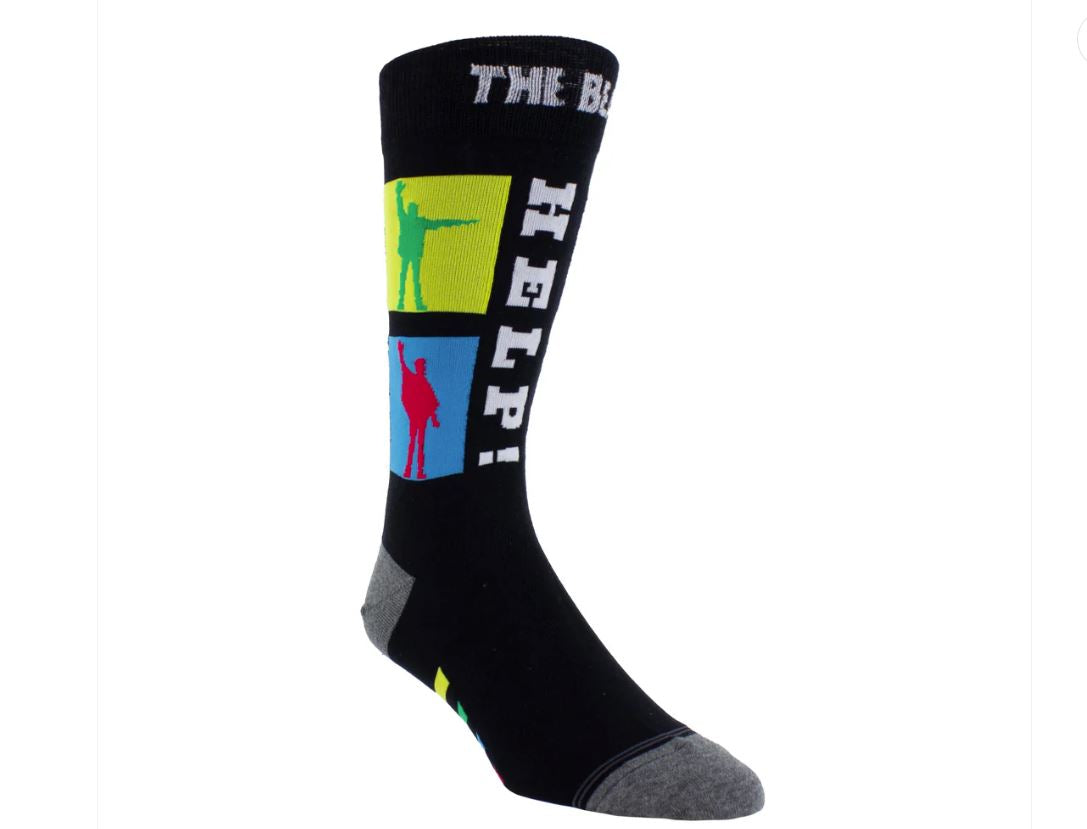 Perri The Beatles Help Blocks Socks BTC102-001