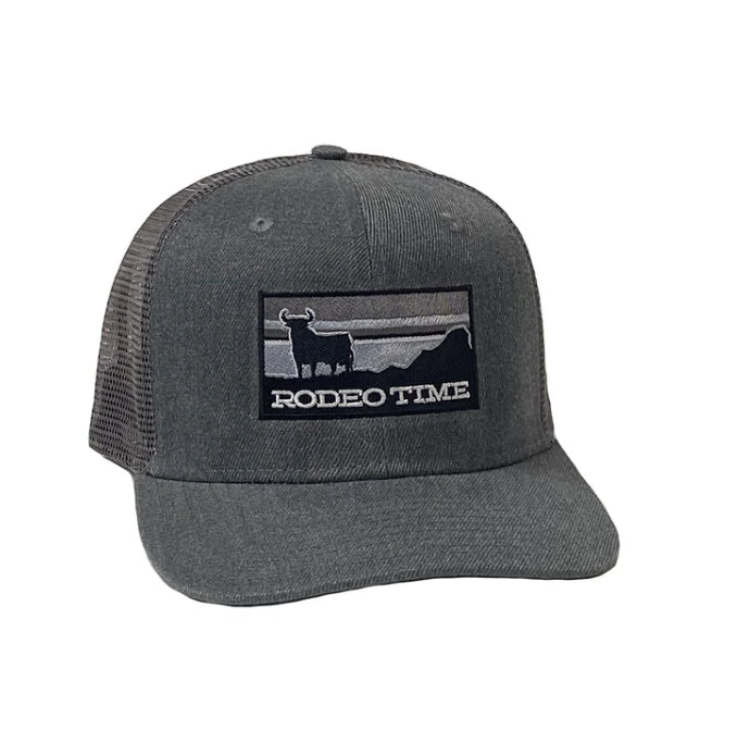 Dale Brisby Sunset Inverse Dark Heather and Grey Rodeo Time Trucker Cap C - 147