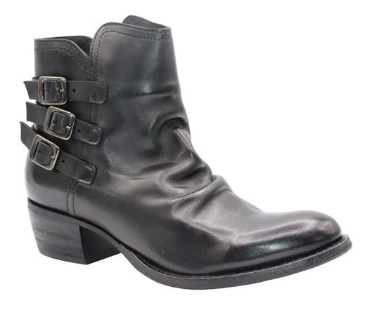 Eric Michael Black Leather Carlita Women's Boots