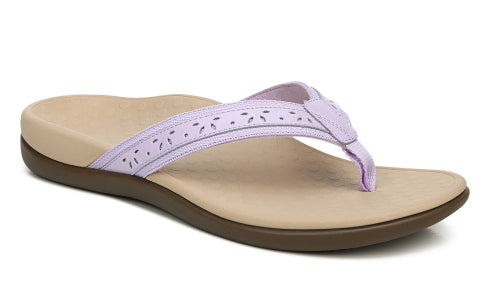 Vionic Pastel Lilac Casandra Toe Post Ladies Sandals CASANDRA-LILAC