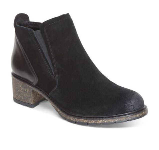 Aetrex Black Frankie Womens Ankle Boots CB150