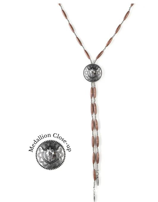 Cowgirl Confetti Brown Still Shining Necklace CCNCEC92