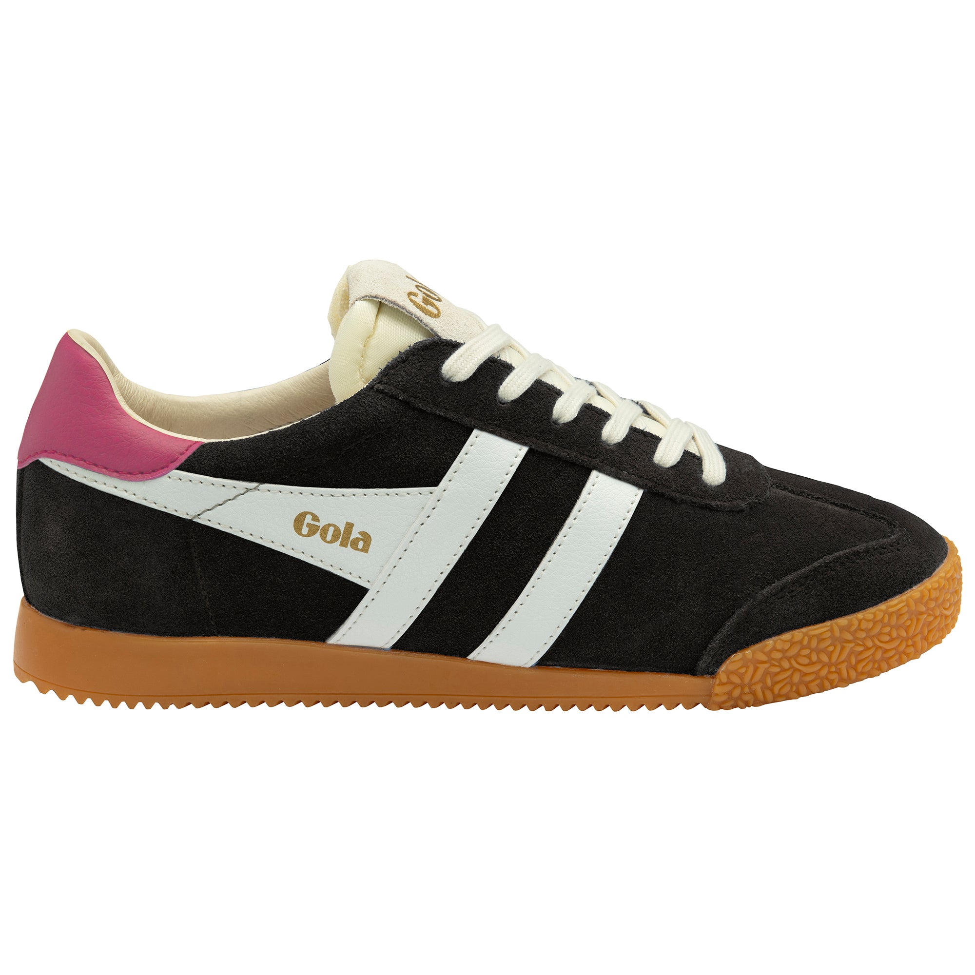 Gola Black/Off White/Fucshia Elan Women's Sneakers CLB538-BK