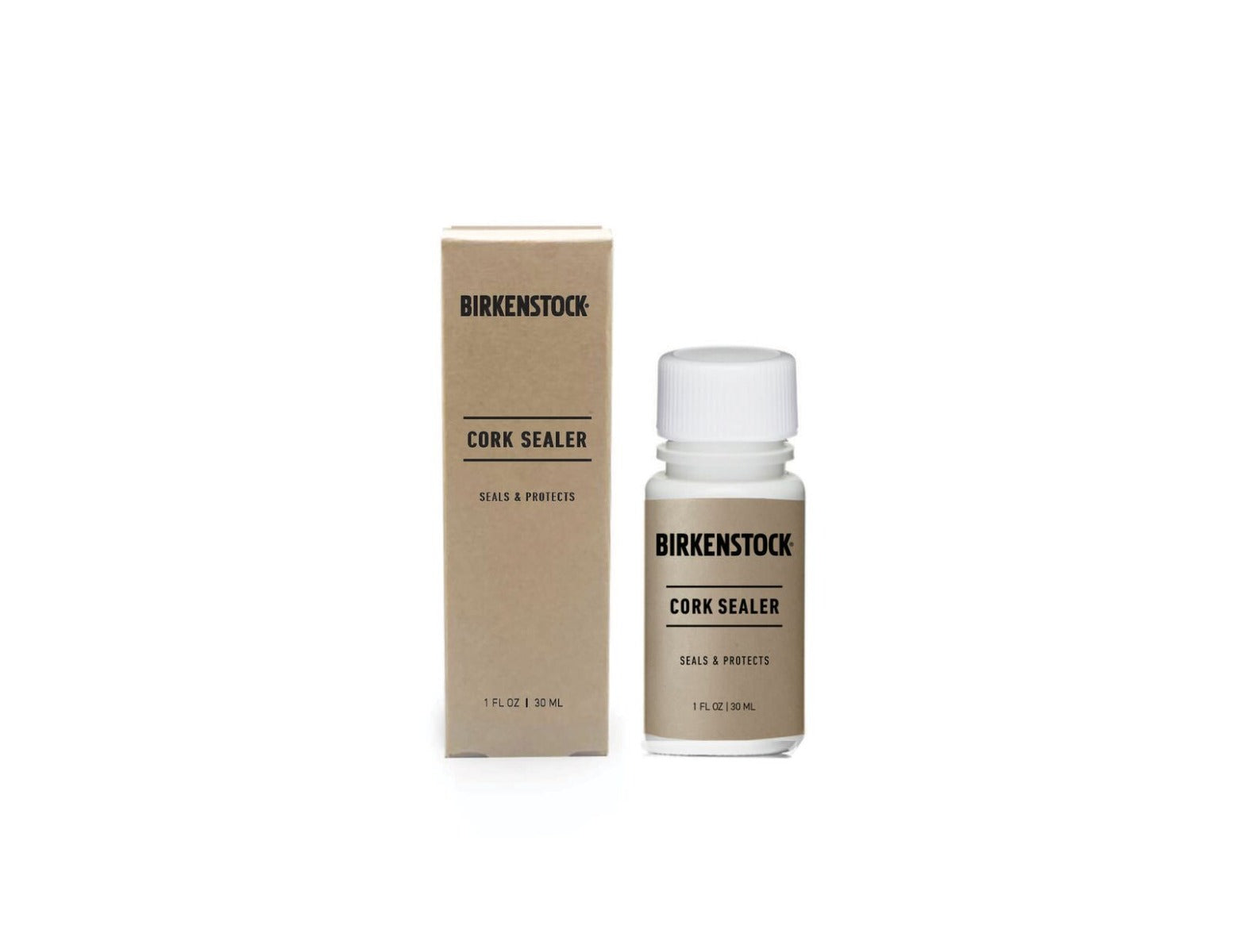 Birkenstock Cork Sealer 1 oz Jar with Brush Cap
