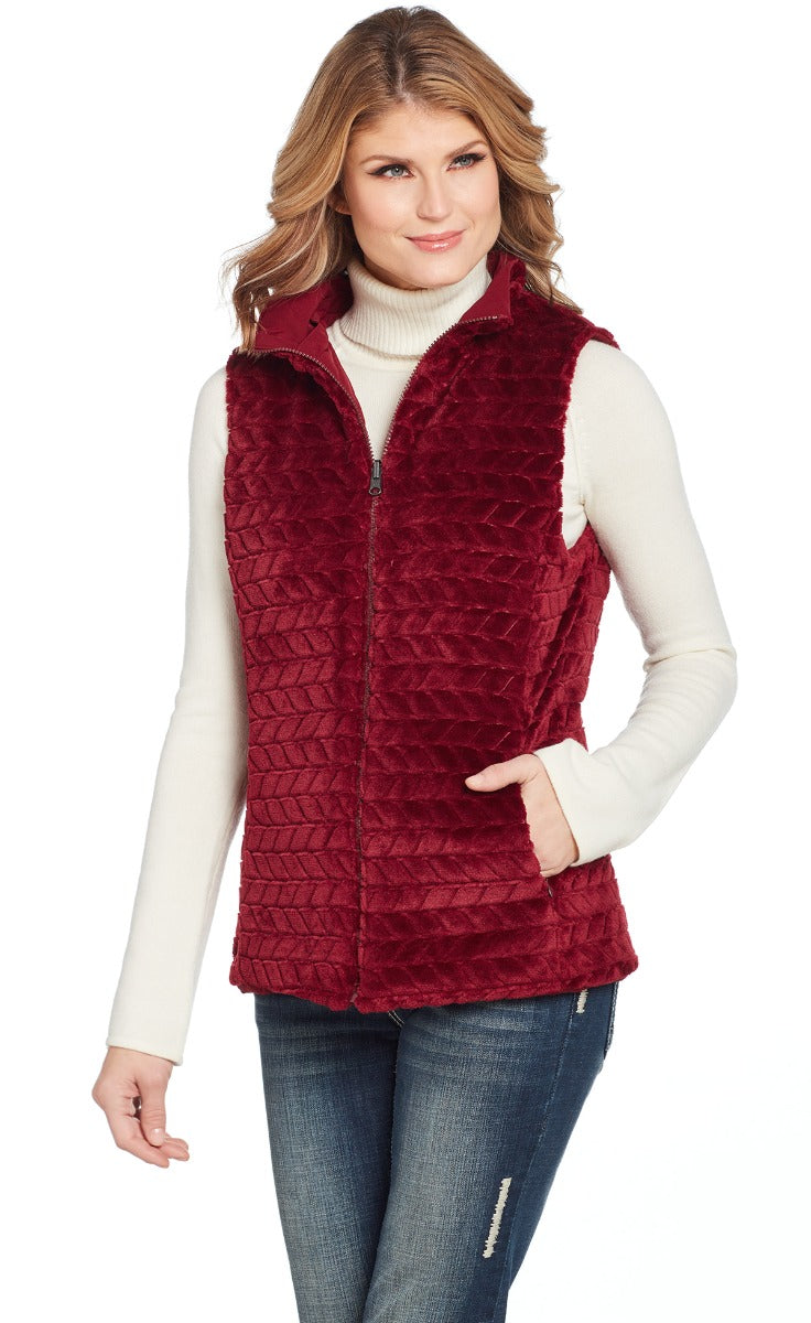Cripple Creek Reversible Hooded Vest CR14414-60