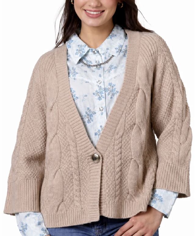 Cotton & Rye Tan The Willow Women's Cardigan CRK935T