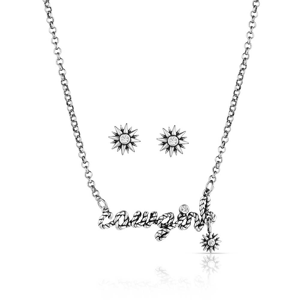 Montana Silversmiths For the Cowgirls Jewelry Set CSTJS5841