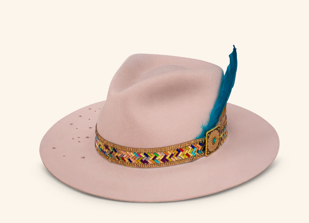Charlie1 Horse Collection by Lainey Wilson Hillbilly Hippie Pink Women's Hat CWHLBH-1030PP