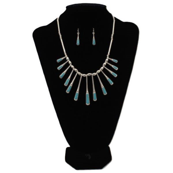 Silver Strike Turquoise Silver Women's Jewelry Sets D4500240