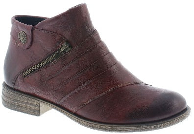 le bos Remonte by Rieker Merlot Ankle Womens Comfort Boots D4971