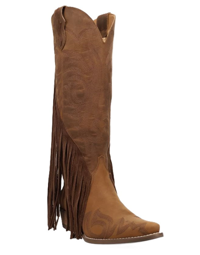 Dingo Brown Walk West Women's Snip Toe Western Boots DI2450