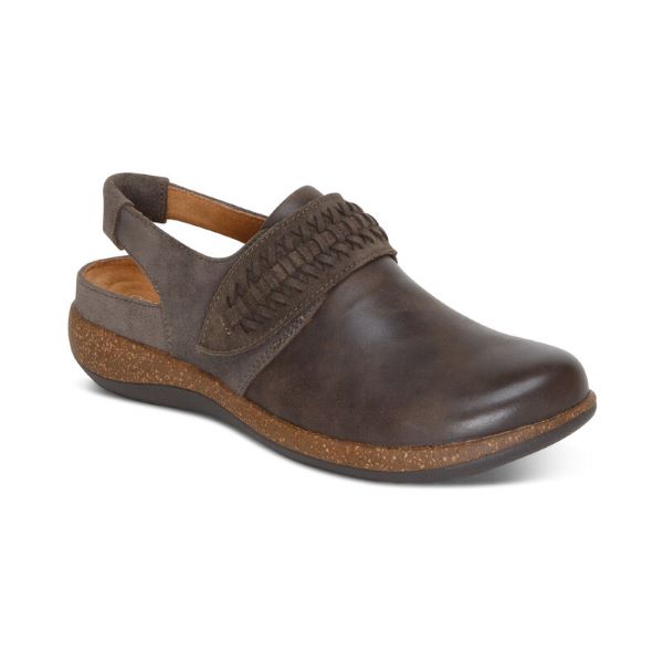 Aetrex Iron Leni Slingback Womens Clogs DM334