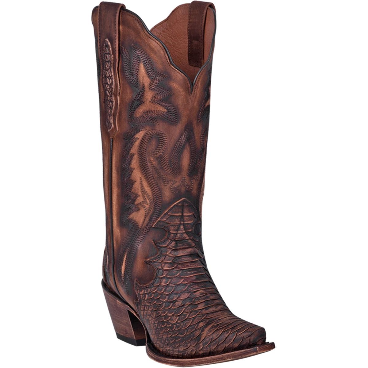 Dan Post Brown Lauryn Womens Snip Toe Boot DP3784