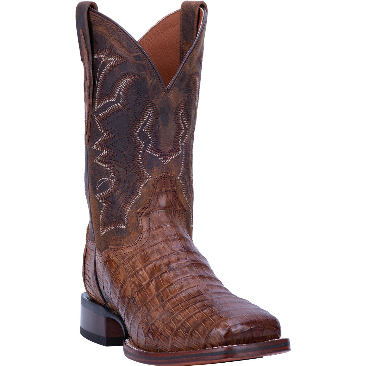 Dan Post Kingsly Caiman Mens Square Toe  Western Boots DP4807