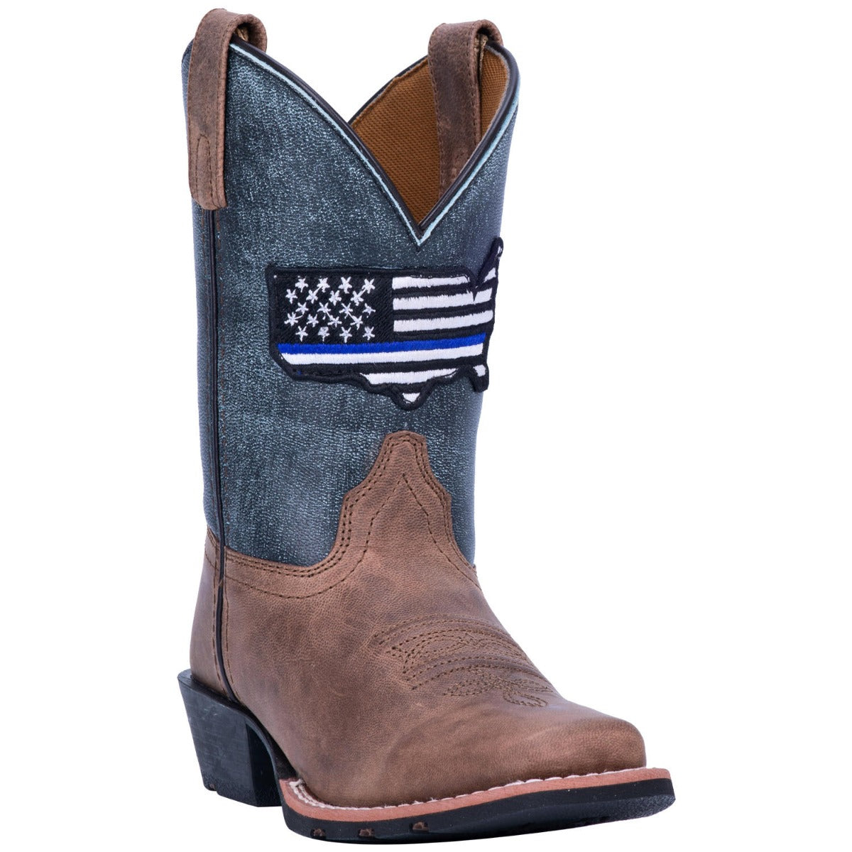 Dan Post Thin Blue Line Kids Leather Boots DPC2956
