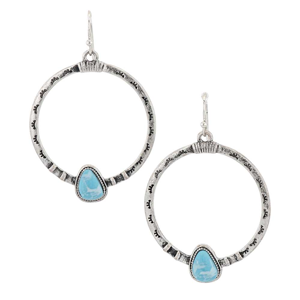 Montana Silversmiths Turquoise Touch Attitude Earrings AER5925