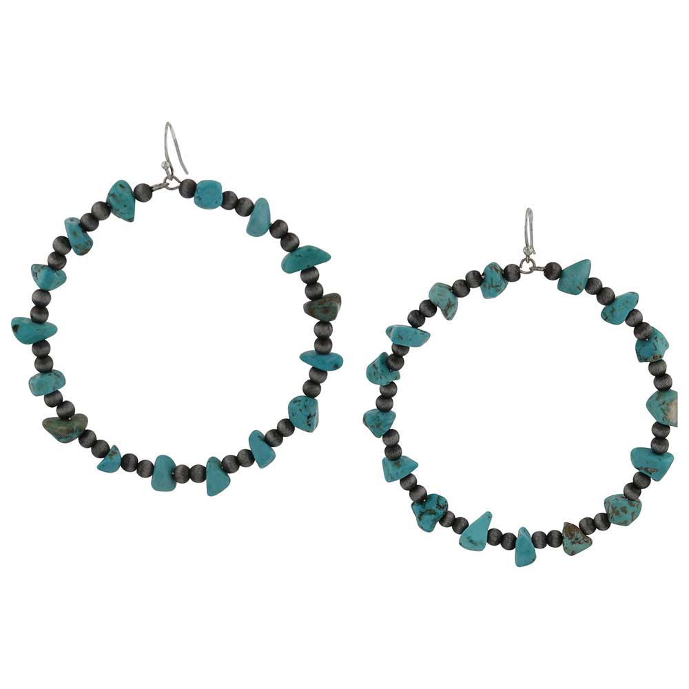 Montana Silversmiths Steadfast in Turquoise Beaded Earrings AER6074