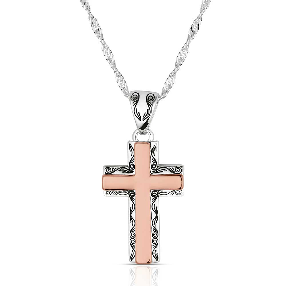 Montana Silversmiths Faith Evermore Cross Necklace NC6470