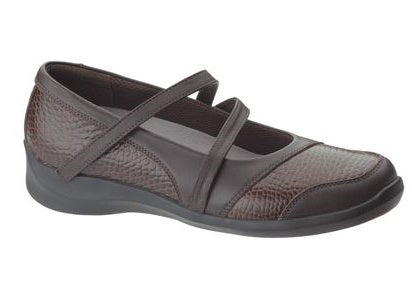 E361 Brown Mary Jane Womens Justin Blair Shoes
