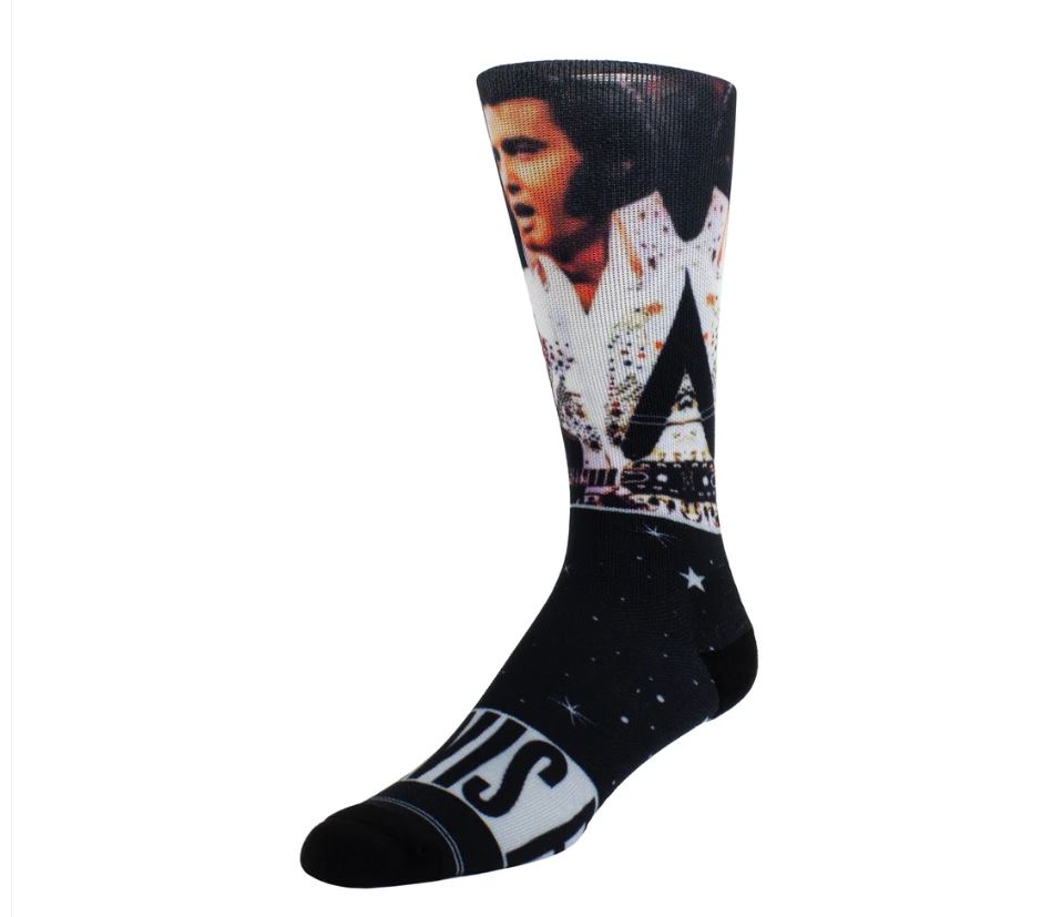 Perri Elvis White Suit Socks (1 Pair) EPA305-001