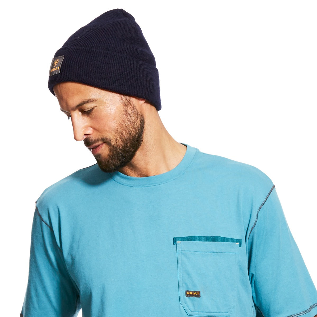 Ariat Navy Men's Rebar Watch Cap 10024507