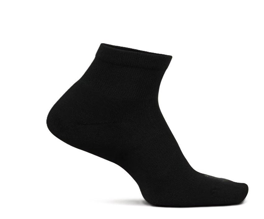 Feetures Black Therapeutic Max Cushion Quarter Sock F200301