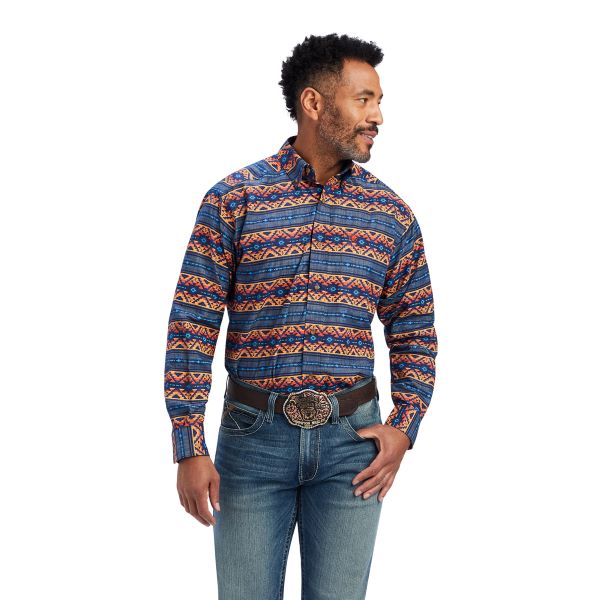Ariat Blue Chambray Nikolai Classic Fit Shirt 10041560
