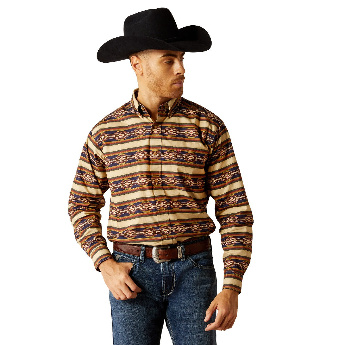 Ariat Khaki Stanford Men's Classic Fit Shirt 10052370