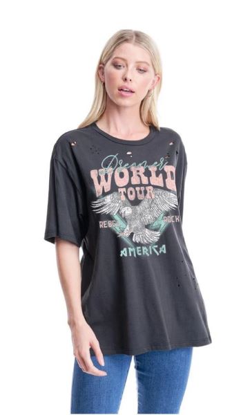 Zutter Black World Tour Tee F525-8058