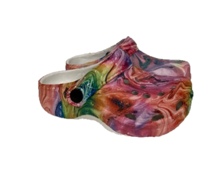 Surf7 Pink Multicolor Childrens Clogs FF280G-PINKMULT