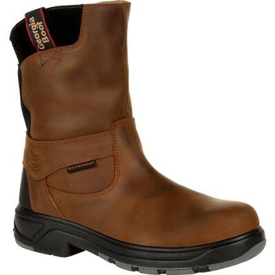 le bos Georgia Boot Brown Flxpoint Waterproof Composite Toe Men's