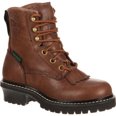 Georgia Boot Brown Little Kids Waterproof Logger Boots GB00001 **ONLINE ONLY