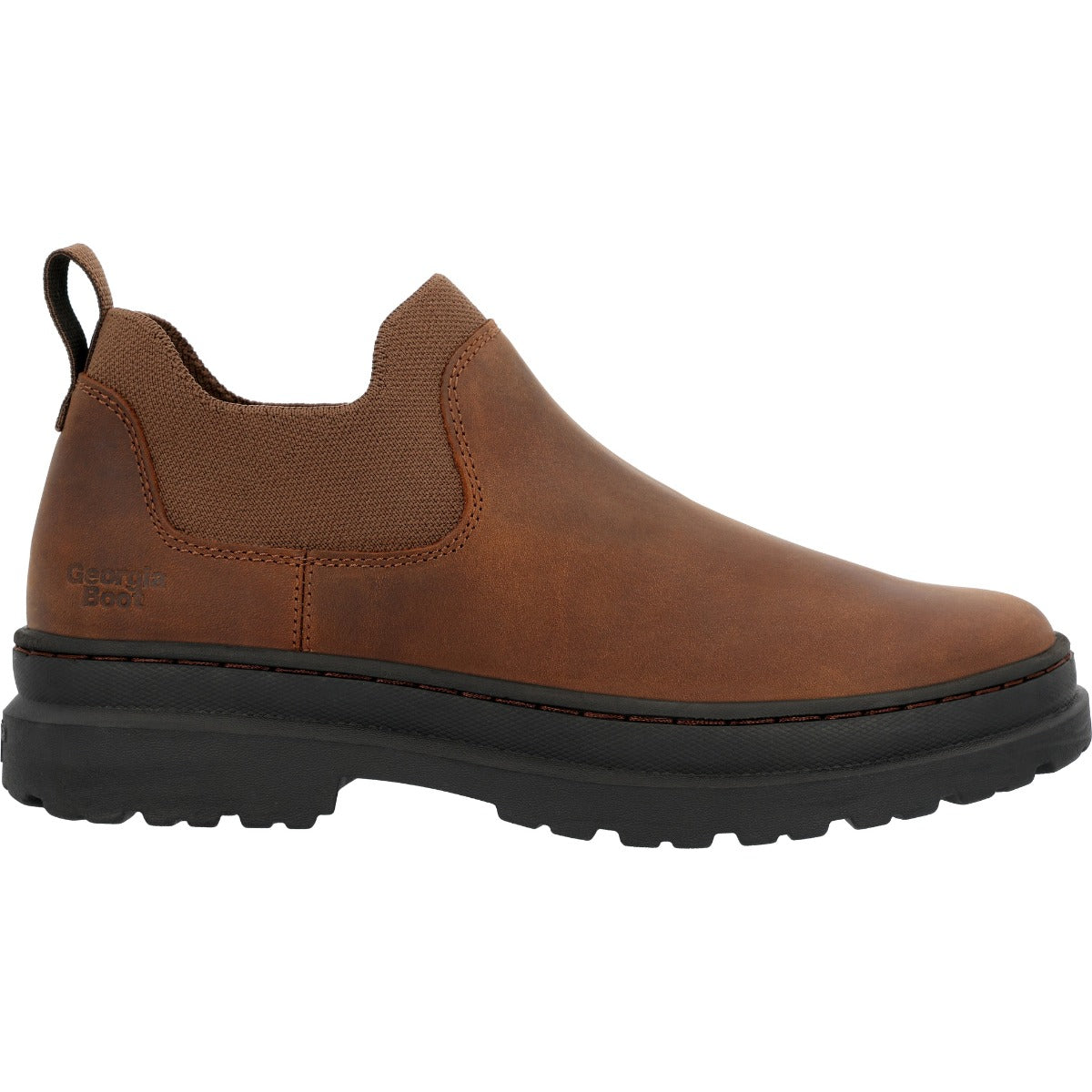 Georgia Boot Brown Romeo Superlyte Men's Soft Toe Shoe GB00633