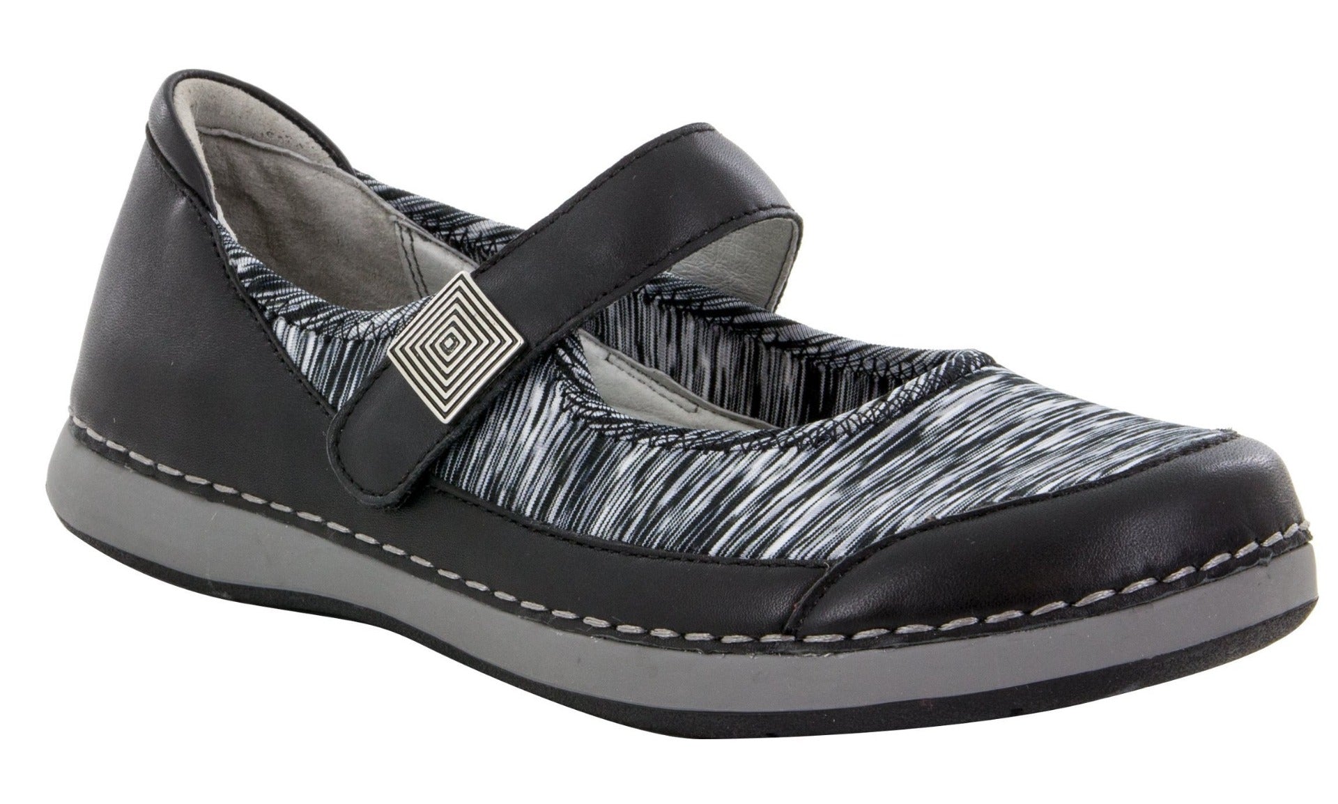 Alegria Gem Black Womens Comfort Shoes GEM-601