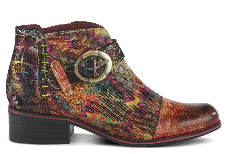 L'Artiste by Spring Step Camel Multi Georgiana Scope Women's Boots