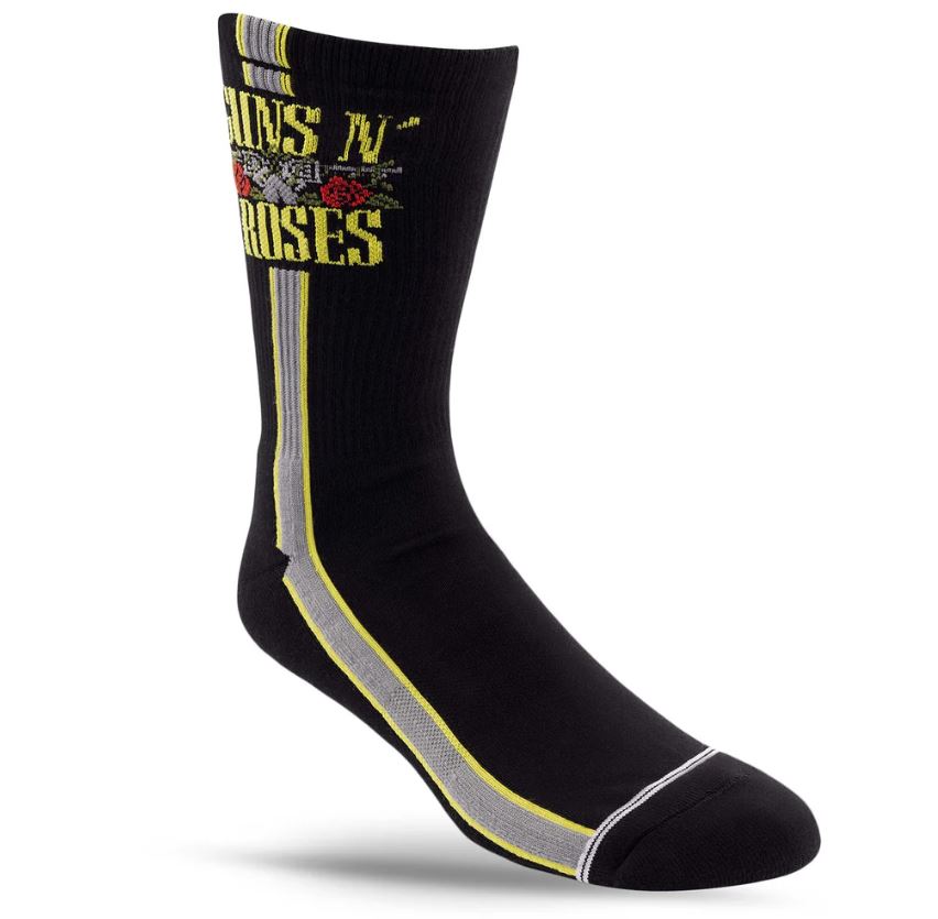 Perri Guns N' Roses Side Stripe Crew Socks (1 pair) GRA301-001