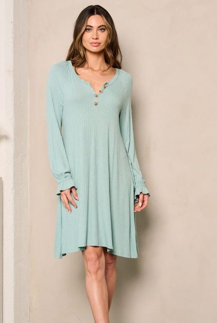 green emerald velvet dress Ruched Mini Dress (Small, Sage) main image 0