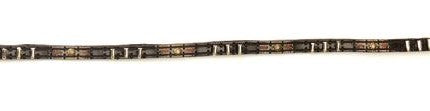 Phunky Horse Brown Leather Hat Band Studded with Small Bullets HBM-01